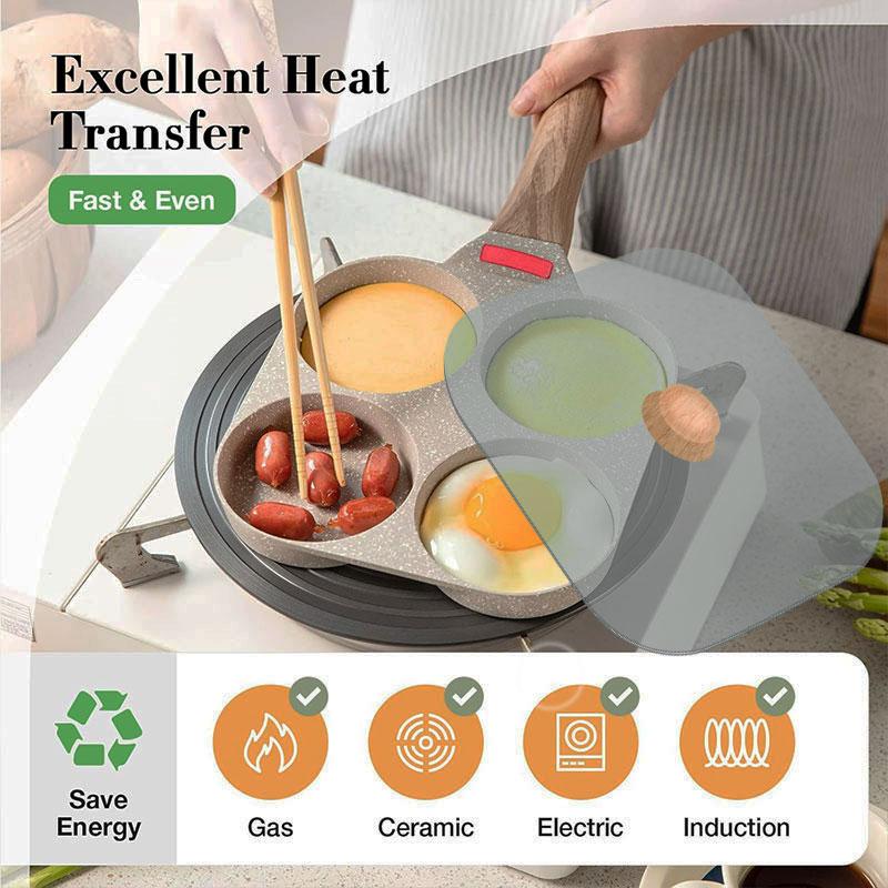 Japanische Omelettpfanne Antihaft Tamagoyaki Eier Bratpfanne Vielseitiger Frühstücks Kocher Pfanne für Eier Pfannkuchen Plett Crêpes