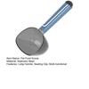 2-in-1 Pet Food Scoop with Bag Clip Multi-Function Dog Food Spoon for Dogs Cats Long Handle Transparent Pet Measuring Cup for Portion Control