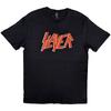 Slayer T-shirt Klassiek Rood Bandlogo Officieel Heren Nieuw Zwart