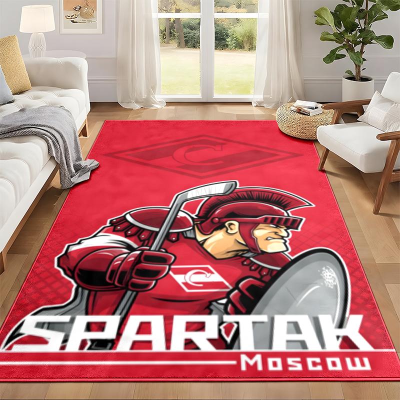 FC Spartak Moscow Carpet Door Mat for Living Room or Bedroom Protective Mat Under Chair Office Decoration Christmas Gift Birthday Present