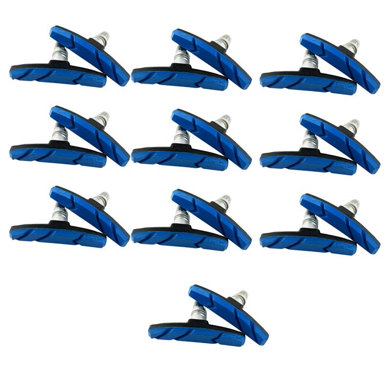 10Pair Bicycle V-brake Shoes Pads MTB Mountain Bike Brake Block Durable Rubber V Type Silent Brake Pads Shoes