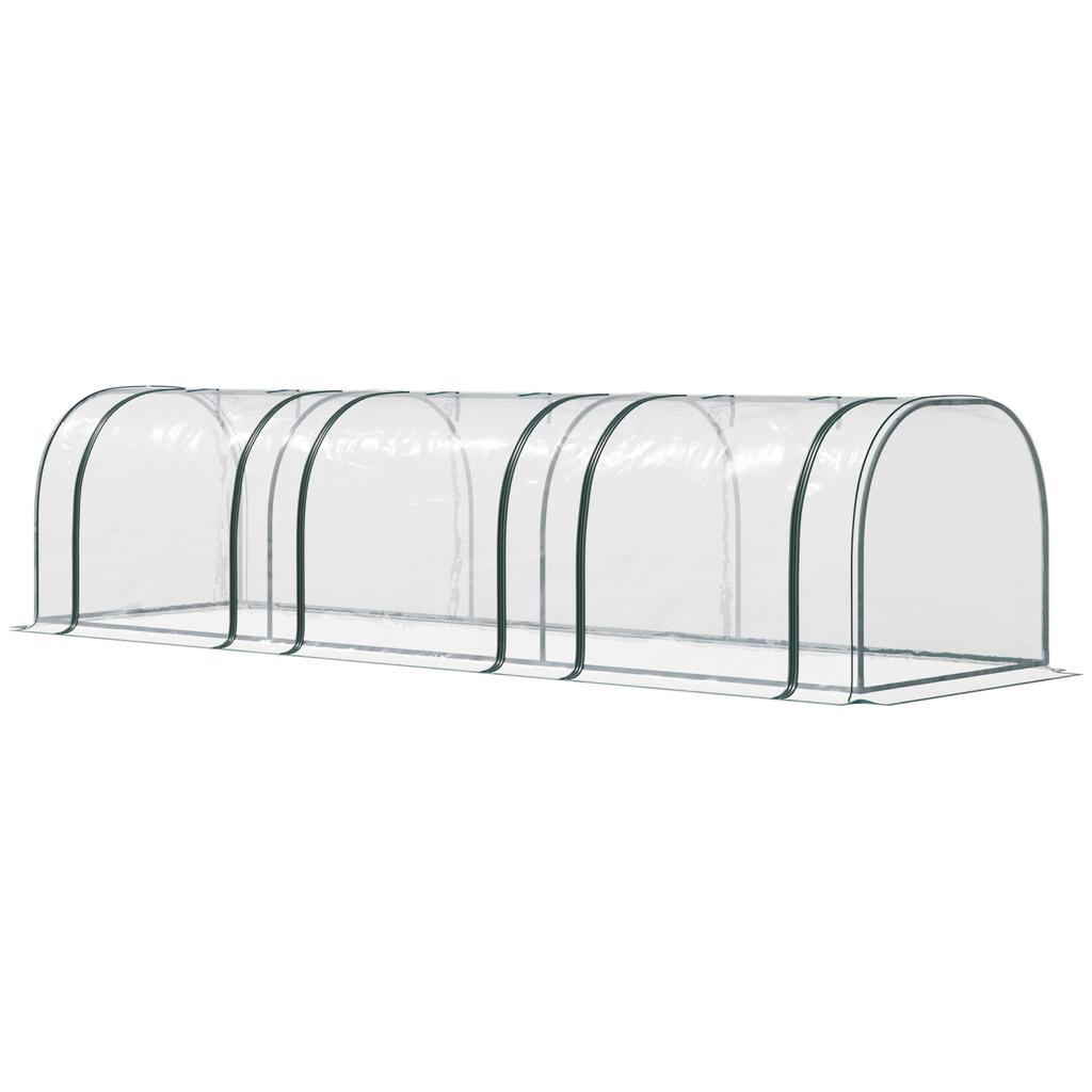 350  X 100 Cm Low Tunnel Greenhouse - Clear