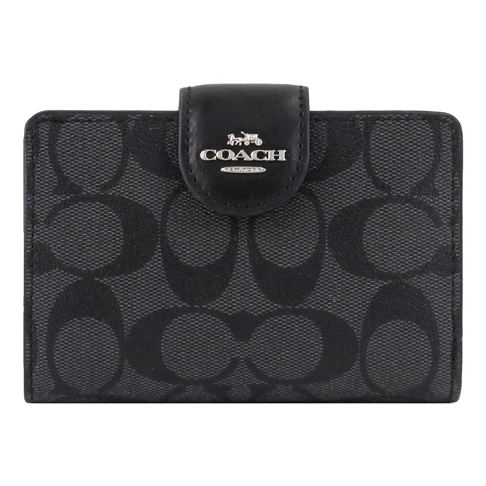 

Outlet Bifold Wallet Signature Black C0082 SVTSQ [Coach] Women s [Item]