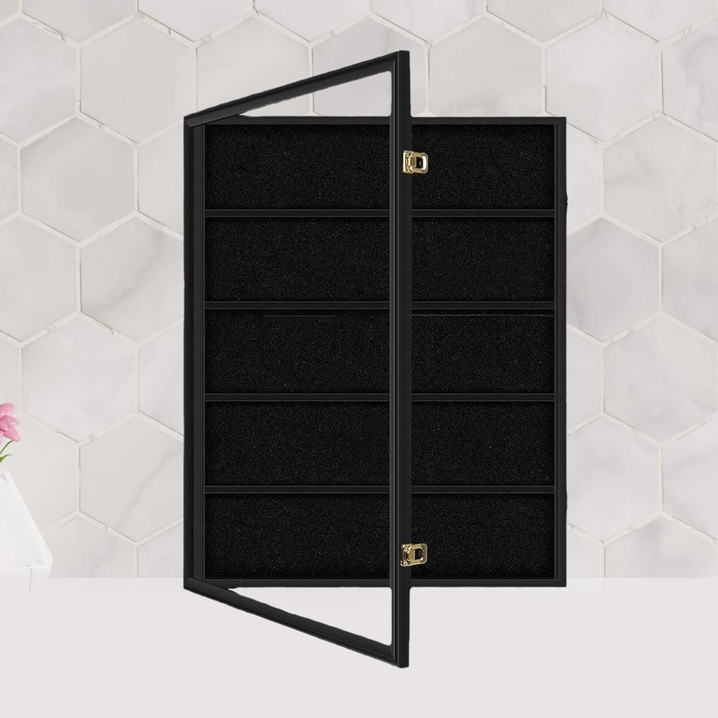Baseball Card Display Case Clear View Holds Sport Cards Lockable Trading Cards Storage Trading Card Collector Wall Cabinet