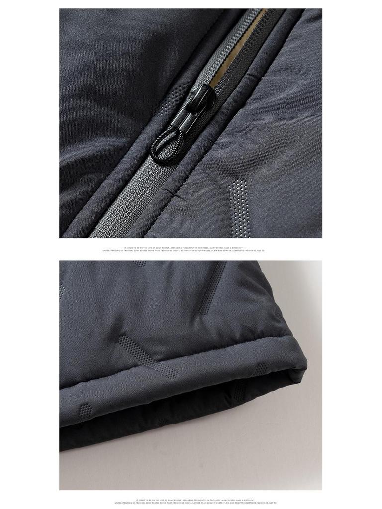 Men's Lambswool Casual Fleece Vest - Thick, Cold-Resistant Sleeveless Jacket for Autumn-Winter (Middle-Aged & Elderly)