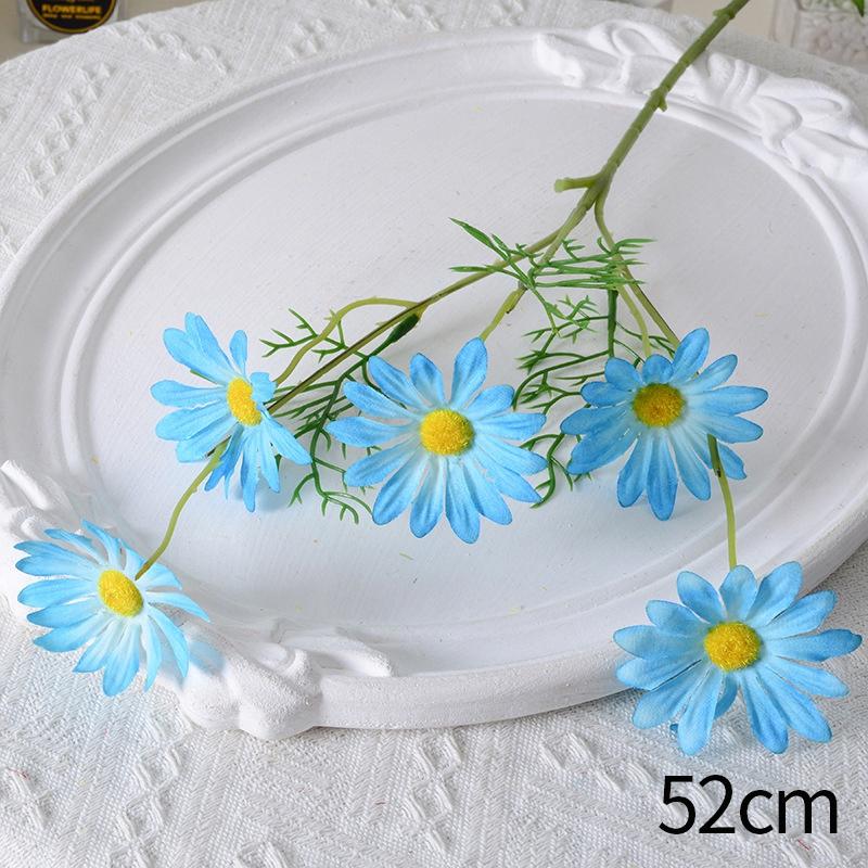 Chamomile Simulation Flower Daisy Decor Dining Table  Living Room Artificial Flower Arrangement Wild Chrysanthemum Silk Flower