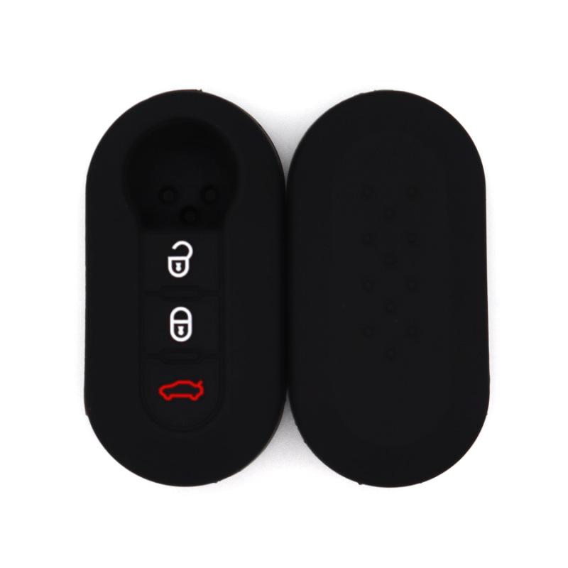 Suitable for Fiat 500 Boyue Bravo Iveco Wolfson Car Key Bag Remote Control Silicone Protective Cover In Stock