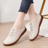 Fashion Spring New Flat Shoes Versatile Soft Soled Comfortable Casual Leather Shoes for Women Breathable Fashion Single Shoes