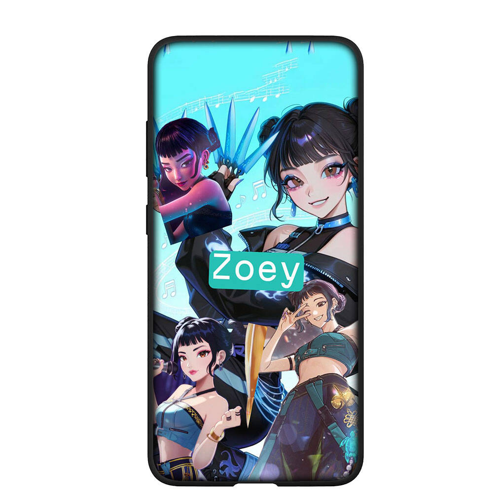 Phone Case for iPhone 17 16 15 Plus Huawei P30 P20 Lite Y9 Redmi Note 14 12 11 13 Pro Max OPPO A60 A80 A40 A18 A38 A54 KPop Demon Zoey Hunter X Cover