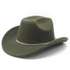 Wool Felt Jazz Hat For Men And Women With Wide Brim Sun Protection For Summer Fashion