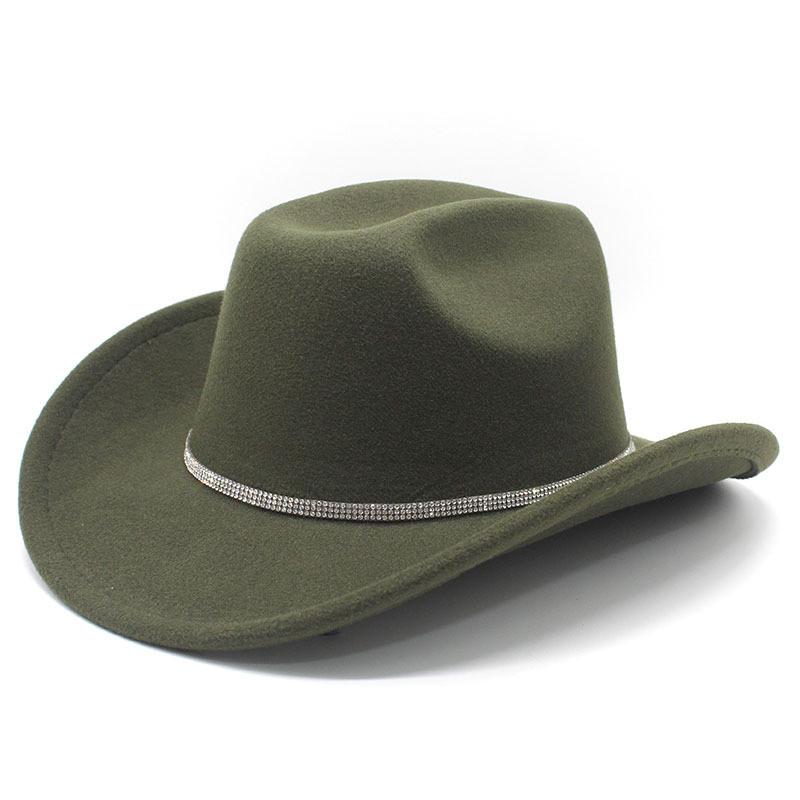Wool Felt Jazz Hat For Men And Women With Wide Brim Sun Protection For Summer Fashion