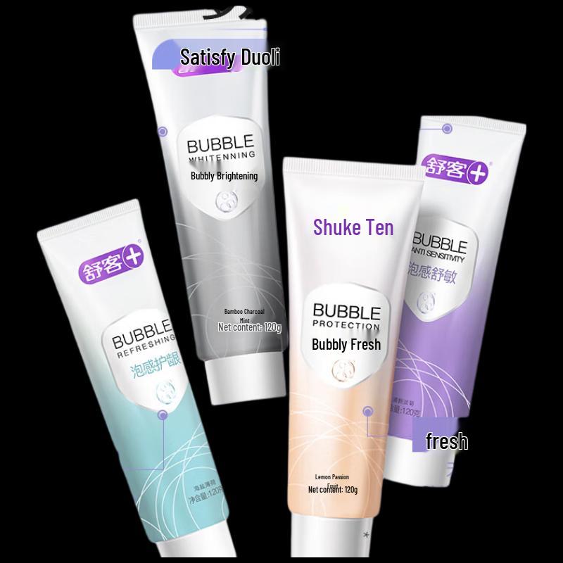 Shuke Foaming Whitening Toothpaste Family Pack