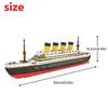 3800 Pieces World Famous Micro Building Blocks Bricks Set Mini Construction Toy Kit for and Adults KLJM03 Big Cruise Ship Ideal