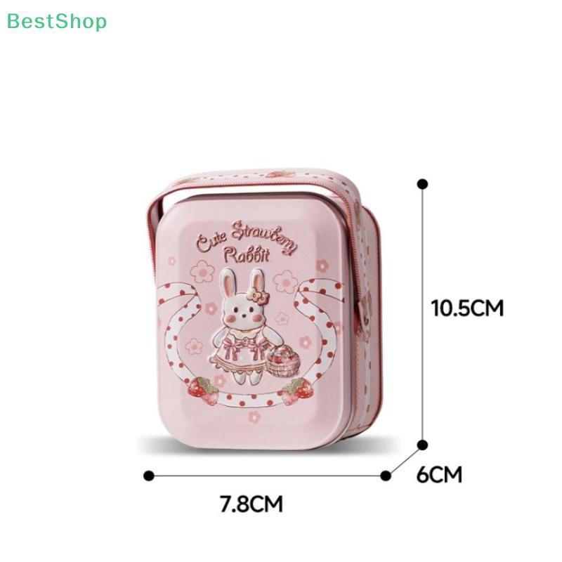 Tinplate Box Gift Packing Case Small Suitcase Storage Tin Metal Candy Cookie Box Sundries Organizer Cans