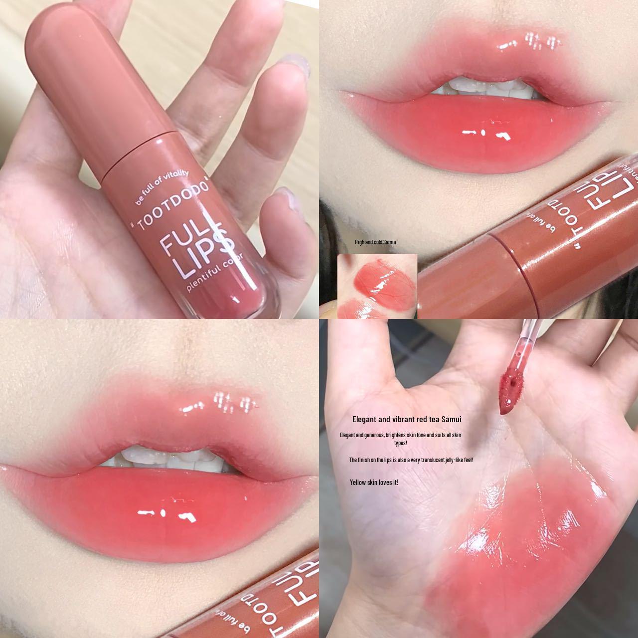 

Toot Dodo Crystal Bright Mirror Lip Glaze: Moisturizing, Radiant, Youthful Lip Color for Spring/Summer