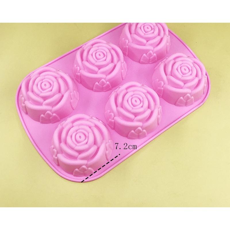 

Квадратная форма для мыла ручной работы из силикона Квадратная форма для мыла с эфирными маслами Форма для торта DIY Форма для мыла Форма для мыла Высокотемпературные абразивы ярко-розовый