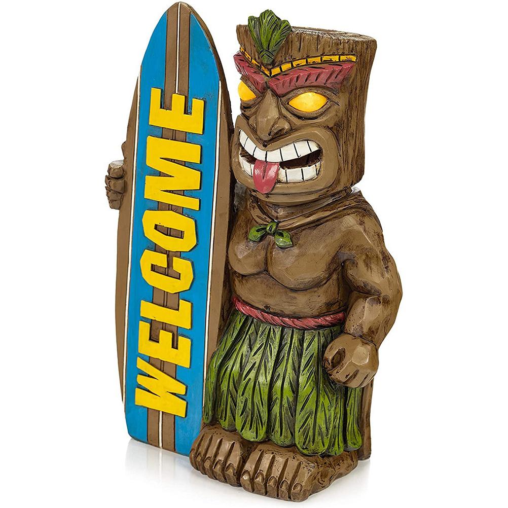 ZK30 Garden Statue Welcome Sign Surfboard Ornaments for Outdoor Decoration