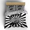 Abstract Spiral Design Décor Set Kid'S And Adults' Bedroom Decor, Exquisite Three-Piece Bedding Set Gift