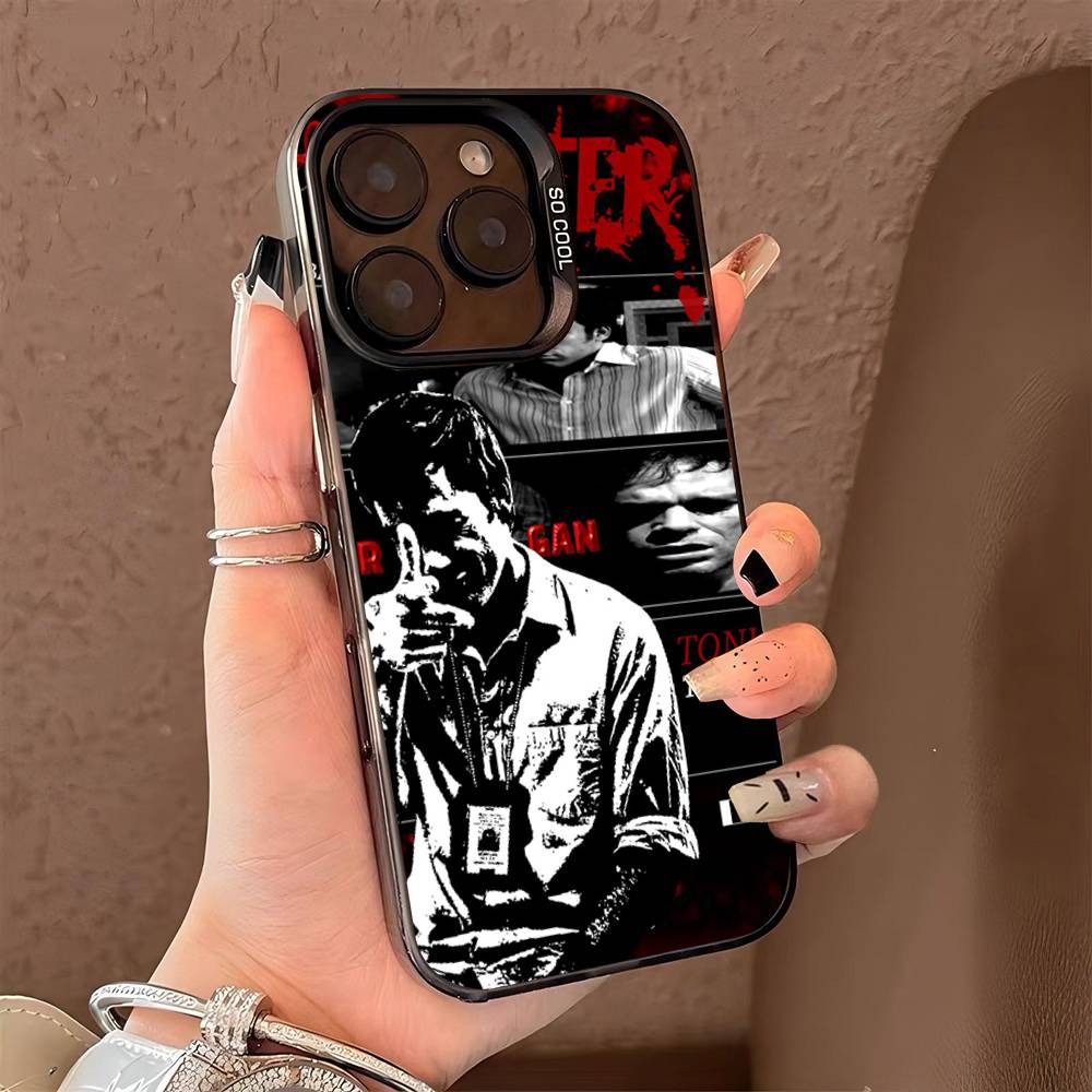 Dexter Morgan Phone Case For IPhone 17 16 15 14 13 12 11 Pro Max Plus Color Silver Cover