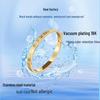 Roman Numeral Stainless Steel Bracelet for Women - Fashionable, Retro, and Fade-Resistant.