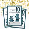 Darling Souvenir Hvit bursdagsinvitasjonskort 28 stk Fyll eller skriv inn tomme invitasjoner Utskrivbare festrekvisita 5 x 7 tommer