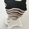 Cartoon Cat Three-Layer Dishwashing Sponge & Scouring Pad Set