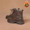 New platform Martin boots winter British style velvet boots lace-up warm snow boots short boots