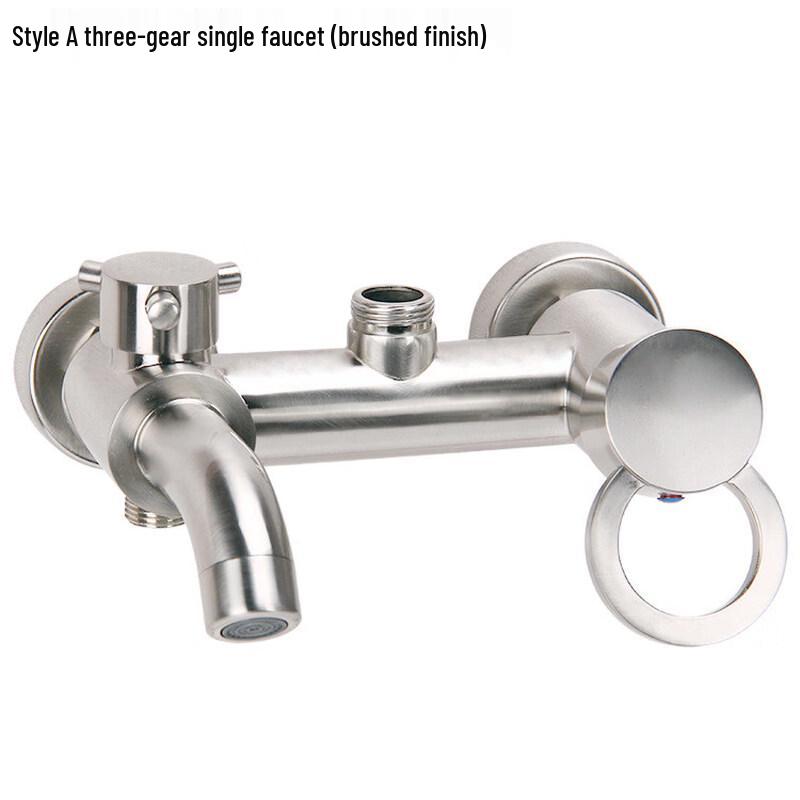 Taijufu A-Style Brushed Bathtub Shower Faucet