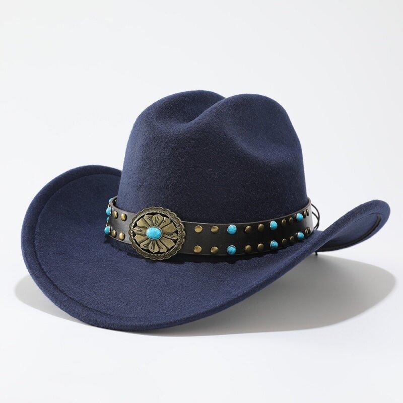 Men's and women's jazz hats, vacation sunscreen, national Tibetan style, European, American and western cowboy hats, travel hats
