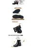 Women's Mid-Aged & Elderly Low Heel Soft Sole Cotton Shoes with Plus Velvet Warm Lining