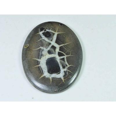 38X51X05 MM Natural Septarian Oval Shape Cabochon Loose Gemstone 89Cts. SK-4237