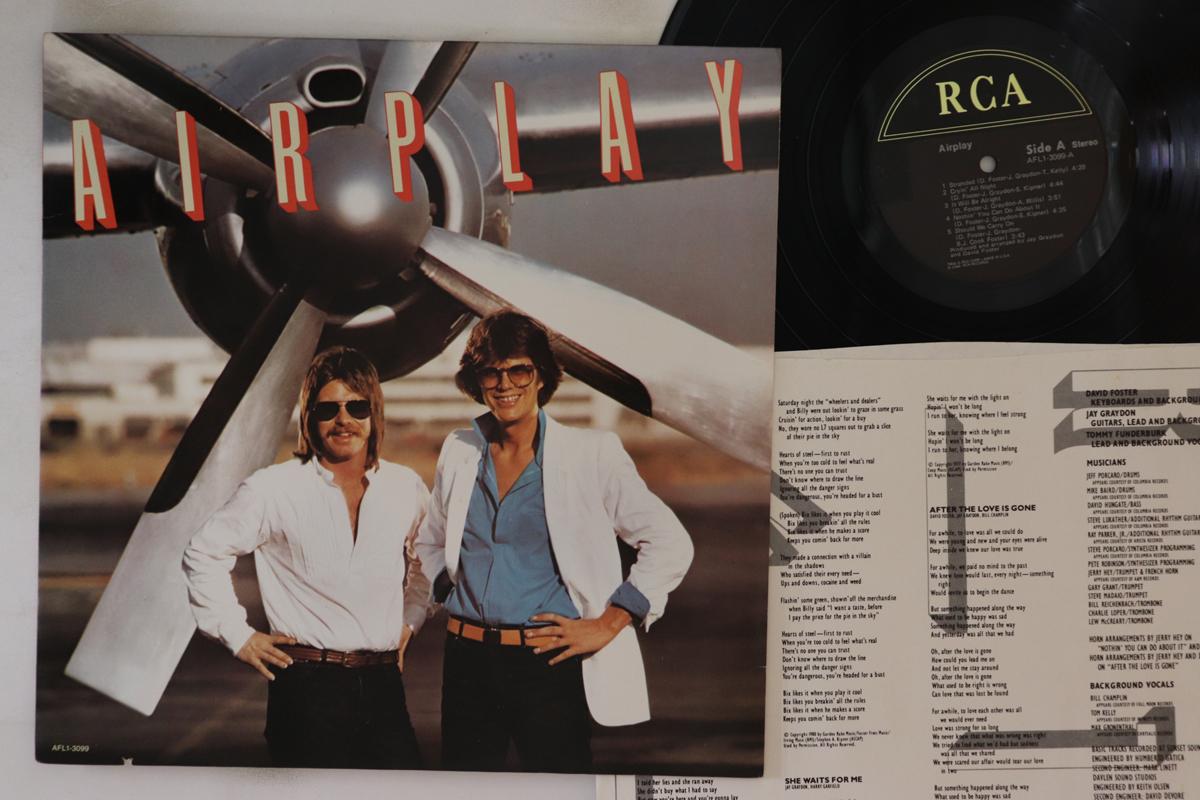 

LP Record AIRPLAY - Airplay AFL13099 RCA 1980 US Rock Used