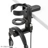 Sanwa Supply Headphone hook with drink holder PDA-STN71BK