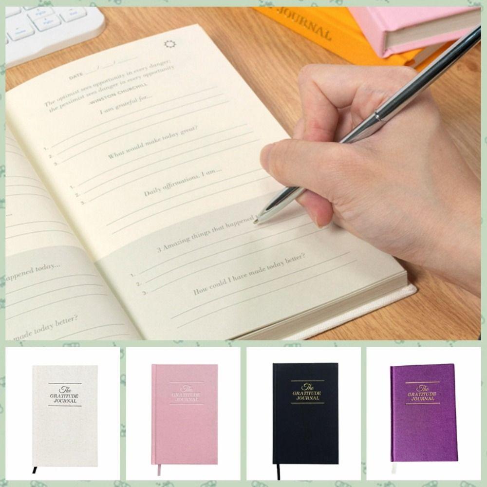 Ribbon Bookmark Gratitude Journal Notebook A5 Paper Schedule Notebook Daily Notebook  Teenager