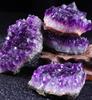 10-70g 30-50mm Geode di Ametista Cristallo Naturale Pietra di Quarzo Bastoncino Punta Guarigione Energetica Pietra Minerale Roccia Decorazione per la Casa Geode