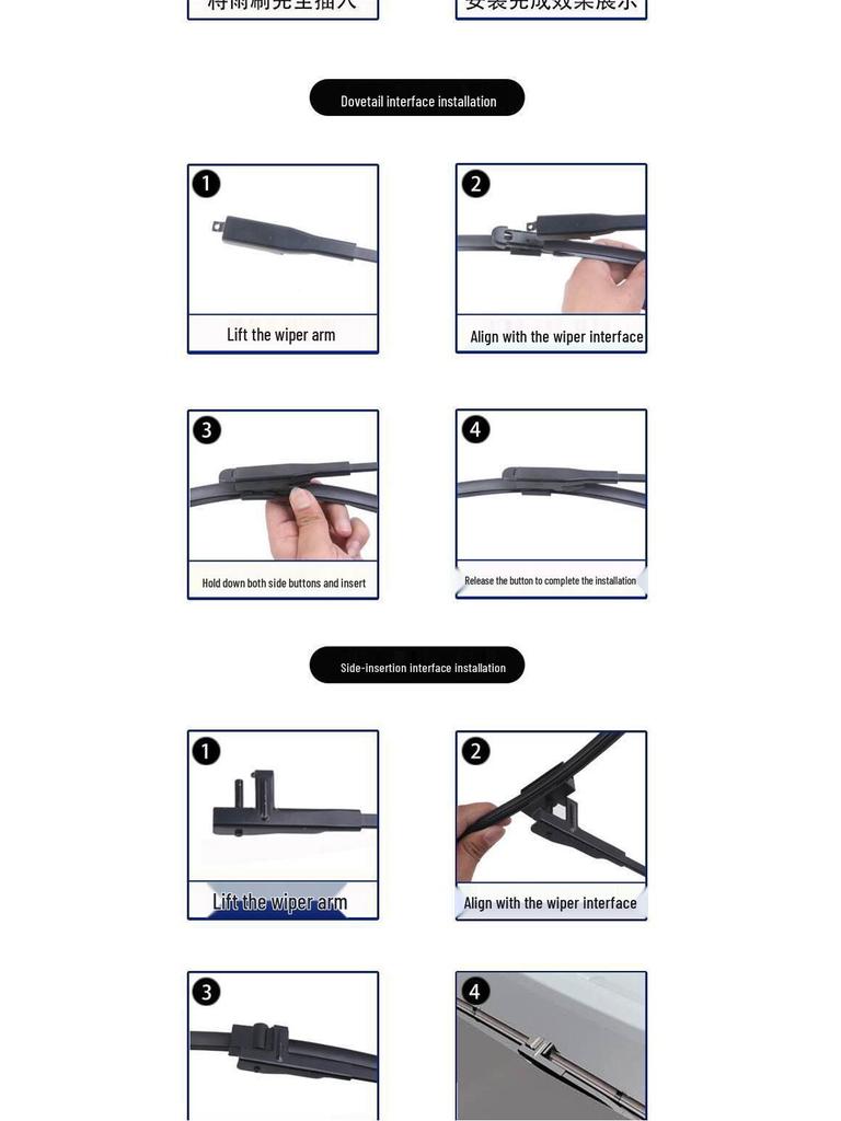 Fits Subaru XV, Outback, Legacy, Forester, Impreza, BRZ, Tribeca - Frameless Wiper Blades.