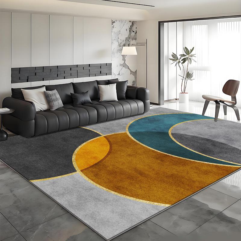 Nordic Style Light Luxury Home Decoration Living Room Rug Non-slip Easy Clean Room Decor Carpet Soft Large Area Sofa Table Mat