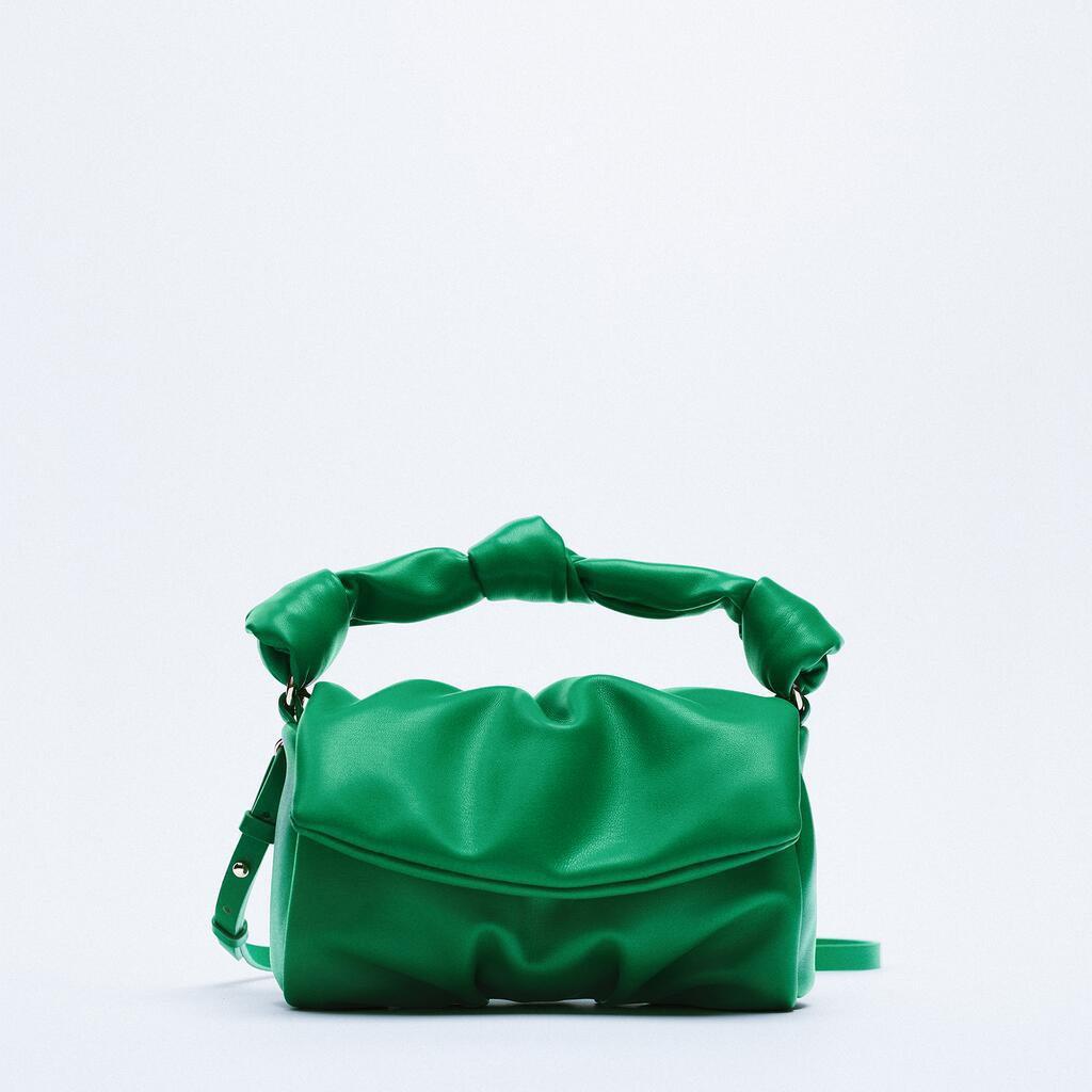 Женская сумка Сумка-облако Модная трендовая сумка через плечо с плетеным узлом — фото 7