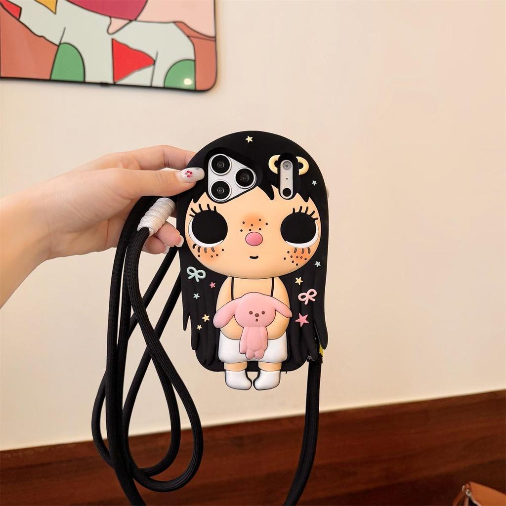 3D Cartoon Jade Anti-Fall Case for iPhone 14/13/12/11/Pro Max