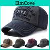 Embroidery Nys Adjustable Unisex Wash Baseball Hat Retro Caps Spring Autumn Outdoor Sport Travel For Women Men