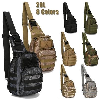 Hiking Trekking Backpack Sports Climbing Shoulder Bags Tactical Camping Hunting Daypack Fishing Outdoor Military Shoulder Bag