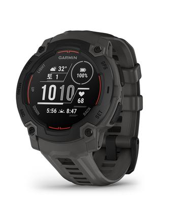 Gamin Instinct E 45Mm Černý (Uhlíkový pásek)