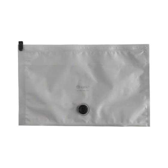 Alphax AP-629504 Travel Compression Bag, Travel Clothing Compression, Compression Storage, AWAT Storage Compression Bag with Gusset, 1 Piece, Gray,