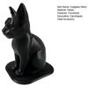 Cat Glasses Holder 3D Printed Black Cat Eyeglass Stand Decorative Eyeglass Organizer for Home Bedside Table Office Desk Accessory
