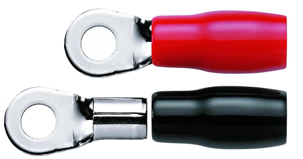 

Audio-Technica TL4-M8R Cable Terminator (R-type crimp type) (RedBlack, 1 piece each) (Thread diameter 8mm up to 4 gauge)
