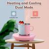 Coffee Mug Warmer and Cooler for Desk 2-in-1 Drink Chiller with Heating Mode USB Heating and Cooling Mat Coffee Tea Beverage Can
