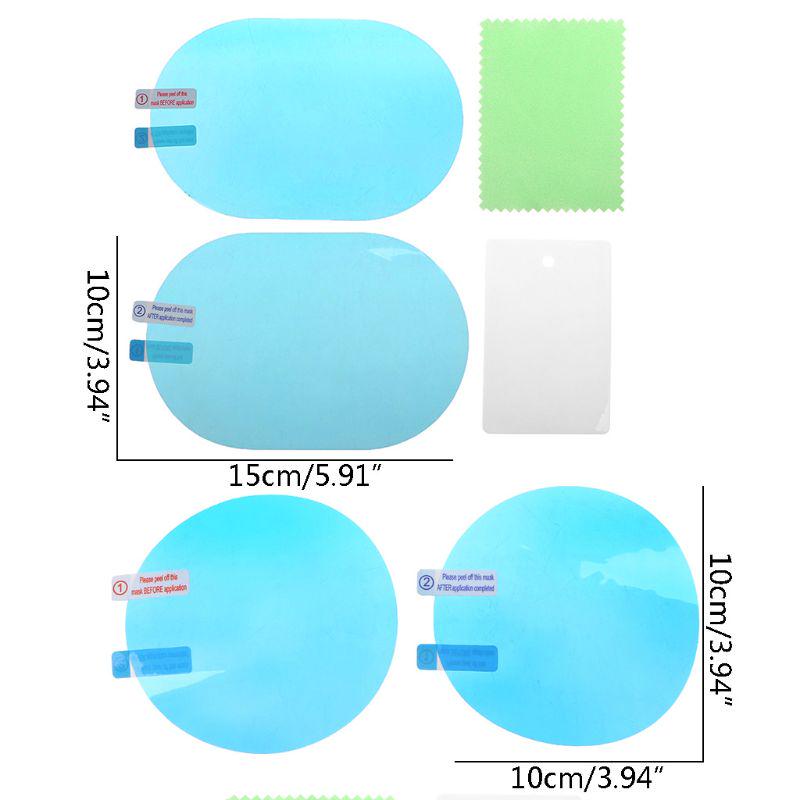 Rain Film Rearview Mirror Protective Film Anti Fog Membrane Anti-glare Rainproof