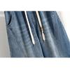 DIMANAF 2026 Primavera Estate Donna Taglie Forti Jeans Nuova Moda Pantaloni Lunghi da Donna Denim Cotone Oversize Gamba Larga