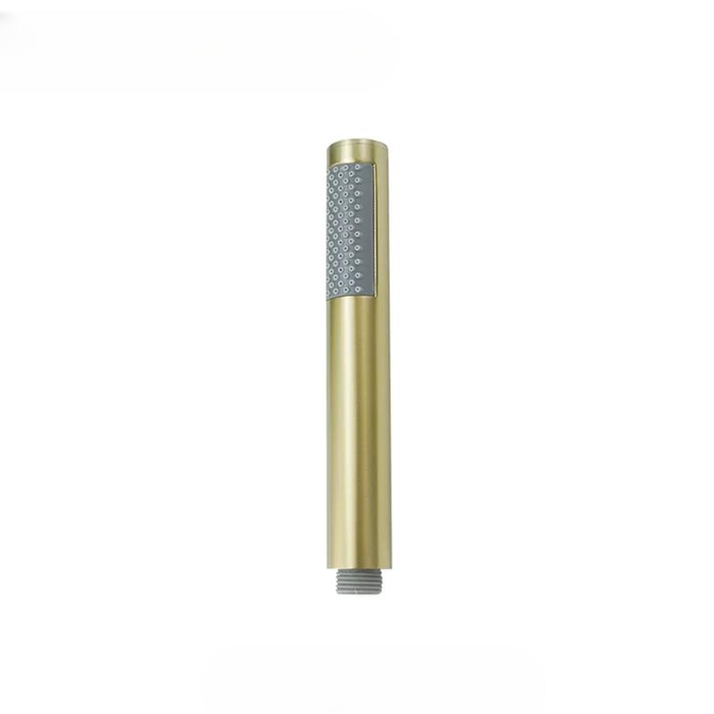 Stainless Steel Shower Brushed Gold Black Brushed Gray Handheld Head Bathroom Spray Tub