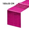 Glitter Table Runner Metallic Dining Table Decoration 180x30cm Long Tablecloth  Baby Shower